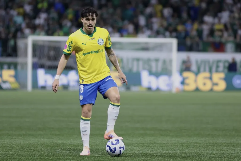 Maurício durante partida pelo Palmeiras. Foto: Marcello Zambrana/AGIF