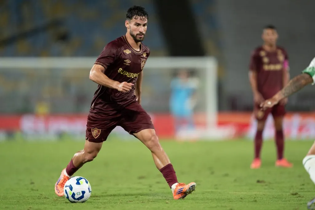 Martinelli durante a vitória do Fluminense sobre o Juventude. Foto: Jorge Rodrigues/AGIF