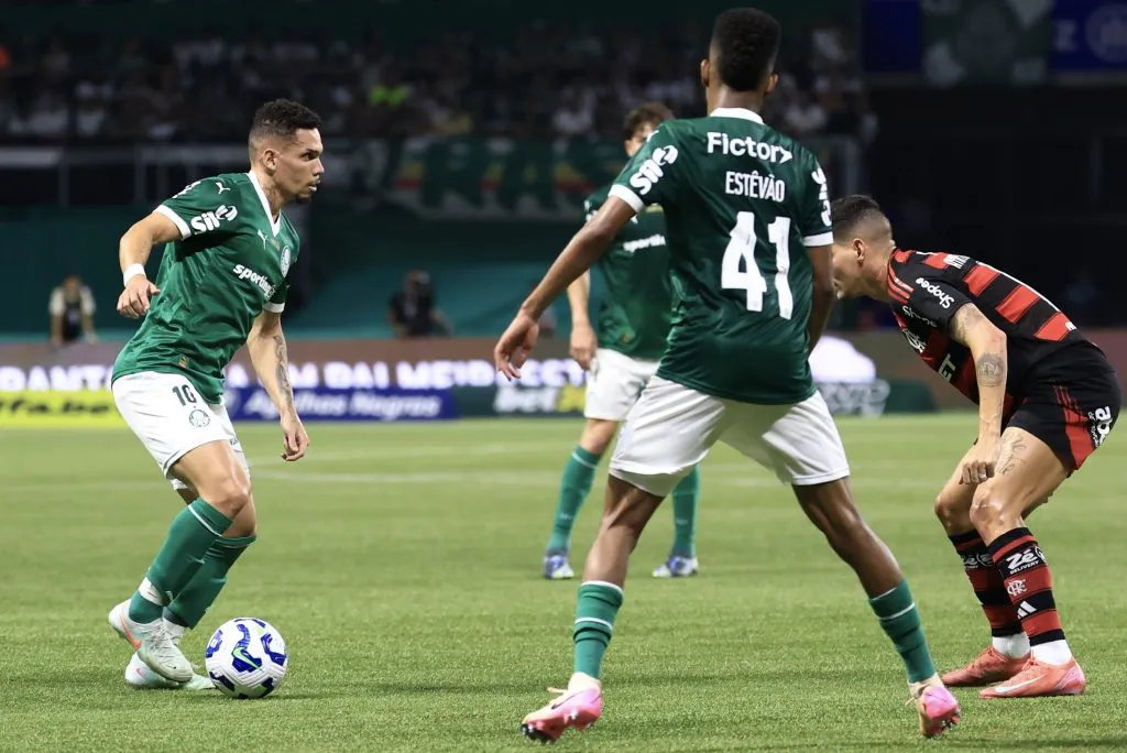 Palmeiras x Flamengo no Allianz Parque, pelo primeiro turno – Foto: Marcello Zambrana/AGIF