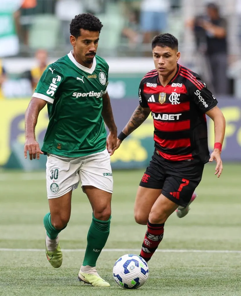Flamengo x Palmeiras se enfrentam pelo Brasileirão. (Foto: Cesar Greco/Palmeiras/by Canon)