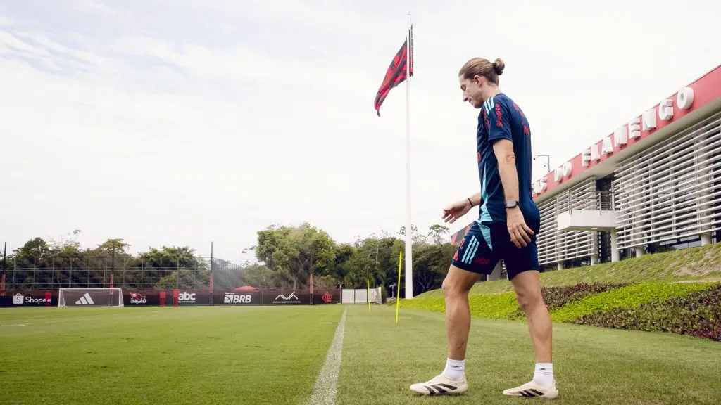 Filipe Luís - Foto:Adriano Fontes/Flamengo