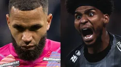 Hugo Souza e Éverson, goleiros de Corinthians e Atlético. Fotos: Ettore Chiereguini e Joisel Amaral/AGIF