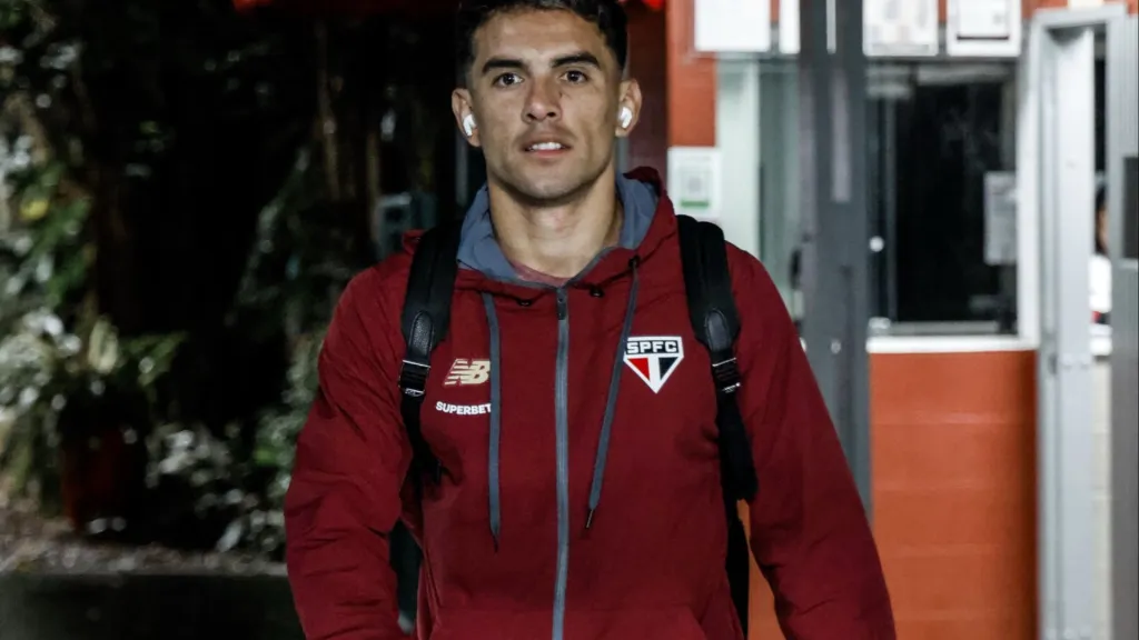 Enzo Díaz - Foto: Perfil oficial do São Paulo no X