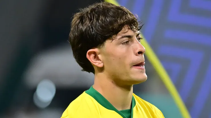 Abel Ferreira enfrenta dilema na lateral do Palmeiras entre Giay e Khevellen antes de jogo contra o Flamengo — Foto Jota ErreAGIF