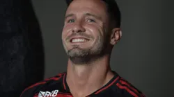 Saúl durante partida entre Flamengo e Atlético-MG, no Maracanã, pelo Brasileirão.