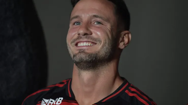 Saúl durante partida entre Flamengo e Atlético-MG, no Maracanã, pelo Brasileirão.
