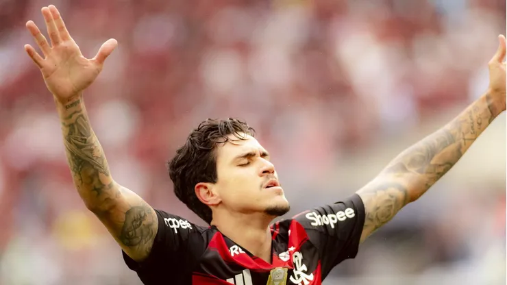 Pedro foi decisivo para o Flamengo diante do Palmeiras no Maracanã