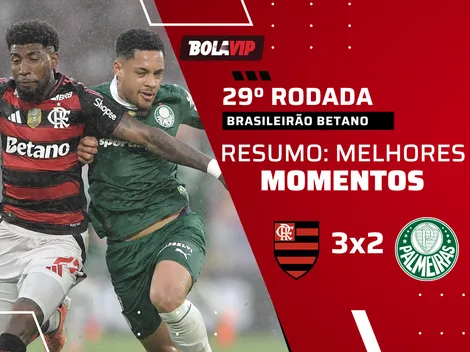 Flamengo vence o Palmeiras em jogo eletrizante no Maracanã