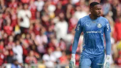 Carlos Miguel goleiro do Palmeiras durante partida contra o Flamengo - Foto: Thiago Ribeiro/AGIF