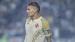 Vegetti jogador do Vasco durante partida contra o Bahia no estadio Sao Januario pelo campeonato Brasileiro A 2025. Foto: Thiago Ribeiro/AGIF