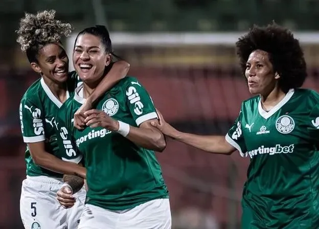 Alviverdes campeãs. Foto: Diviulgação/Brasil Ladies Cup