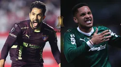 Jeison Medina e Vitor Roque - Fotos: Alexandre Schneider/Getty Images e Ettore Chiereguini/AGIF