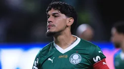 Gustavo Gómez, capitão do Verdão, foi protagonista de um lance bastante polêmico - Foto: Ettore Chiereguini/AGIF