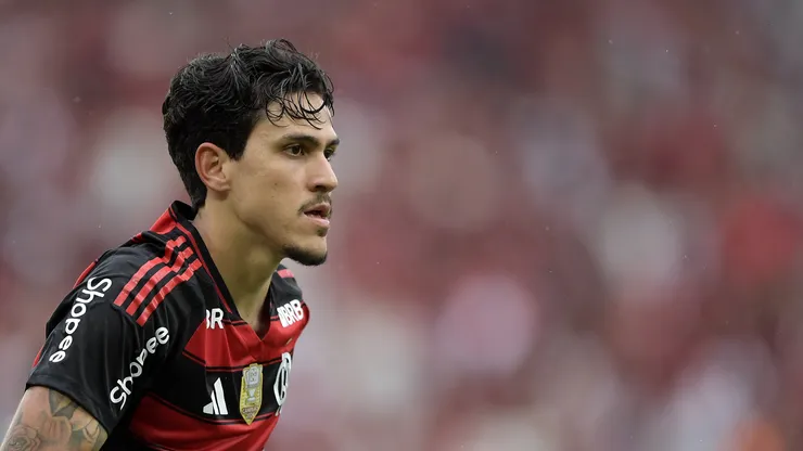 Pedro foi o grande destaque do confronto entre Flamengo x Palmeiras - Foto: Thiago Ribeiro/AGIF
