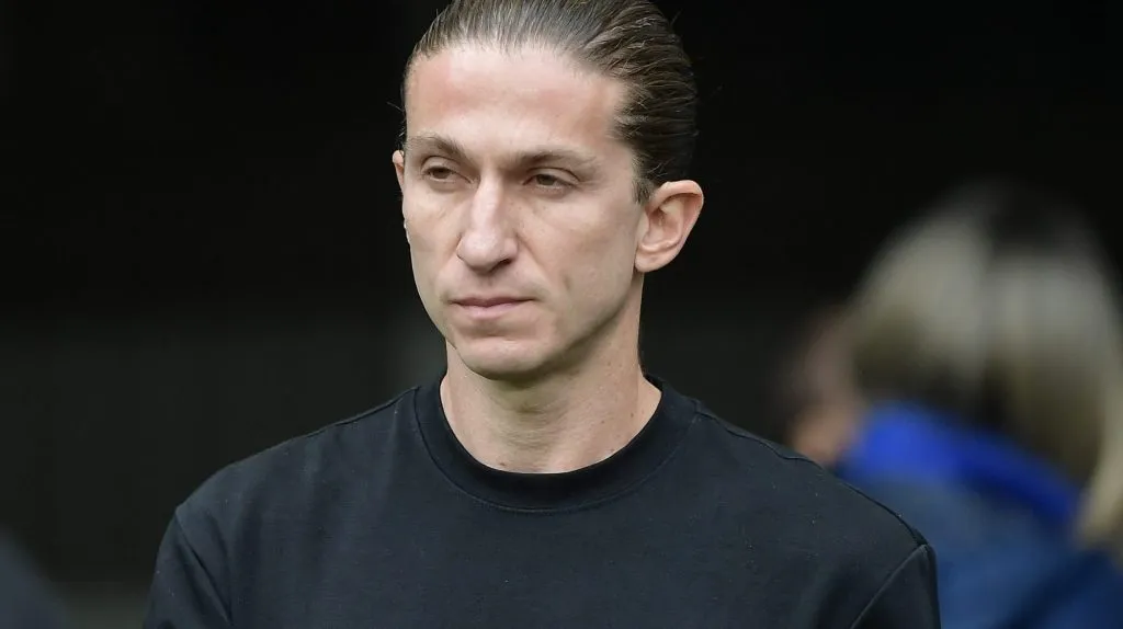 Filipe Luís durante partida. Foto: Thiago Ribeiro/AGIF