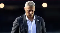 Hernan Crespo tecnico do Sao Paulo durante partida contra o Palmeiras no estadio Morumbi pelo campeonato Brasileiro A 2025. Foto: Marcello Zambrana/AGIF