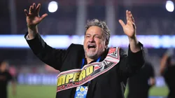 SP - SAO PAULO - 24/09/2023 - COPA DO BRASIL 2023 FINAL, SAO PAULO X FLAMENGO - Julio Casares presidente do Sao Paulo comemora titulo de campeao apos partida contra o Flamengo no estadio Morumbi pela decisao do campeonato Copa do Brasil 2023. Foto: Ettore Chiereguini/AGIF