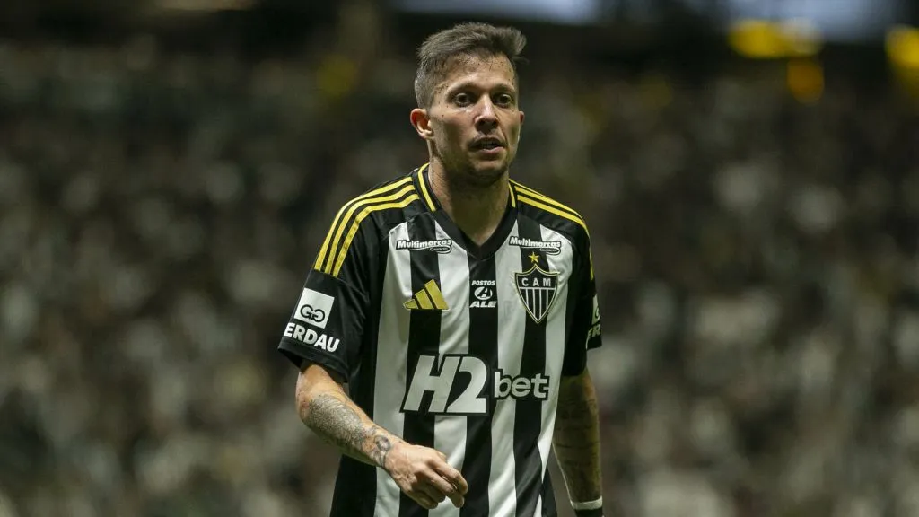 Bernard pelo Atlético-MG. Foto: Fernando Moreno/AGIF