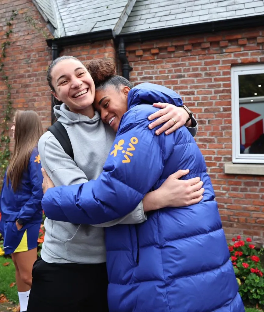 Apresentação das jogadoras para os amistosos. Foto: Lívia Villas Boas/CBF