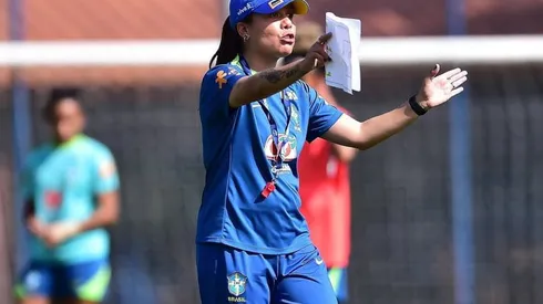 Camilla Orlando, técnica da Seleção Sub-20. Foto: Divulgação/CBF