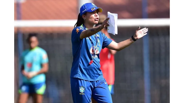 Camilla Orlando, técnica da Seleção Sub-20. Foto: Divulgação/CBF