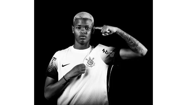 Jogadora Jhonson, do Corinthians. Foto: Rodrigo Gazzanel/Ag. Corinthians