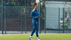 Rilany durante último treino antes do confronto. Foto: Fabio Souza/CBF