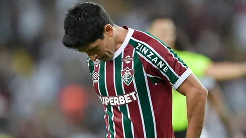 Germán Cano perdeu uma bela chance de abrir o placar diante do Vasco