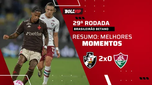 Vasco vence o Fluminense por 2 a 0 no Maracanã. Foto: Thiago Ribeiro/AGIF