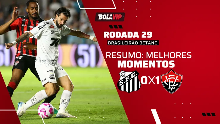 Santos 0 x 1 Vitória. Foto: Mauricio De Souza/AGIF