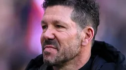 Simeone durante partida entre Atlético de Madrid e Osasuna, pela La Liga. Foto: Denis Doyle/