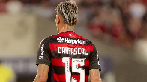 Carrascal na vitória sobre o Palmeiras no Maracanã