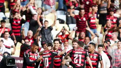Torcida do Flamengo comemorando. Foto: Gilvan de Souza/Flamengo