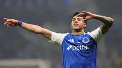 Kaio Jorge jogador do Cruzeiro comemora seu gol durante partida contra o Atlético-MG - Foto: Gilson Lobo/AGIF