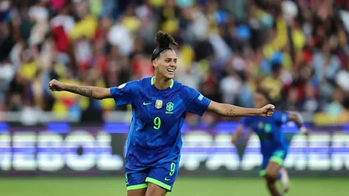 Amanda Gutierres pela Seleção. Foto: Lívia Villas Boas/CBF