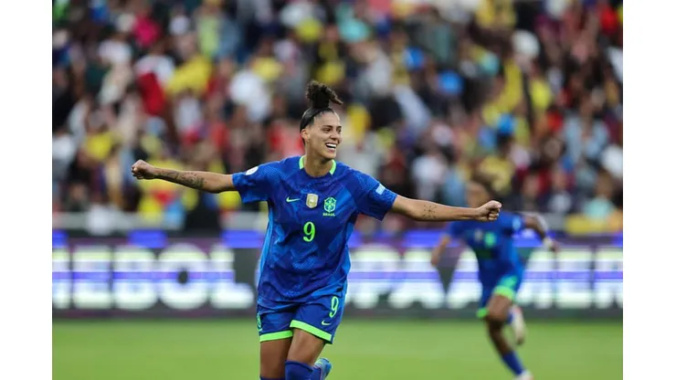 Amanda Gutierres pela Seleção. Foto: Lívia Villas Boas/CBF