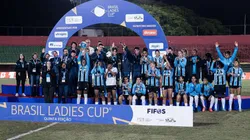 Grêmio na final da Ladies Cup. Foto: Guilherme Veiga/Brasil Ladies Cup