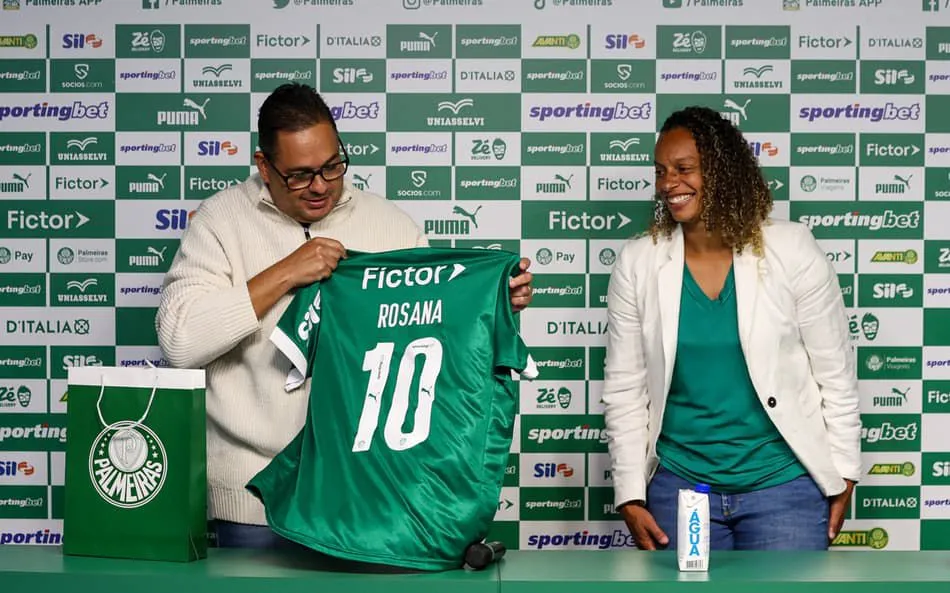 Apresentação de Rosana Augusto. Foto: Fabio Menotti/Palmeiras
