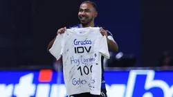 Sornoza converteu sua batida pênalti para colocar o Del Valle à frente do placar (Photo by Franklin Jacome)