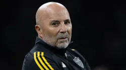 Sampaoli, treinador do Atlético-MG, ainda não acertou o time. Foto: Joisel Amaral/AGIF