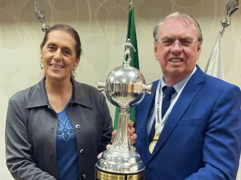 Osmar Stabile, presidente do Corinthians comemora título da Libertadores Feminina