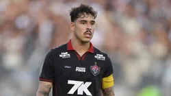 Lucas Halter em ação no duelo contra o Vasco
