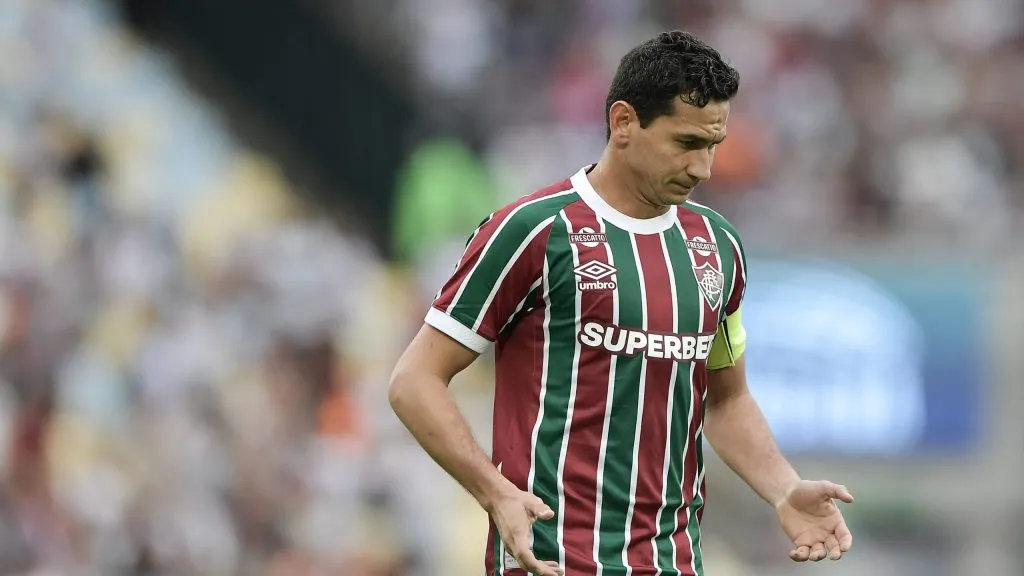RJ – RIO DE JANEIRO – 16/08/2025 – BRASILEIRO A 2025, FLUMINENSE X FORTALEZA – Paulo Henrique Ganso jogador do Fluminense durante partida contra o Fortaleza no estadio Maracana pelo campeonato Brasileiro A 2025. Foto: Thiago Ribeiro/AGIF