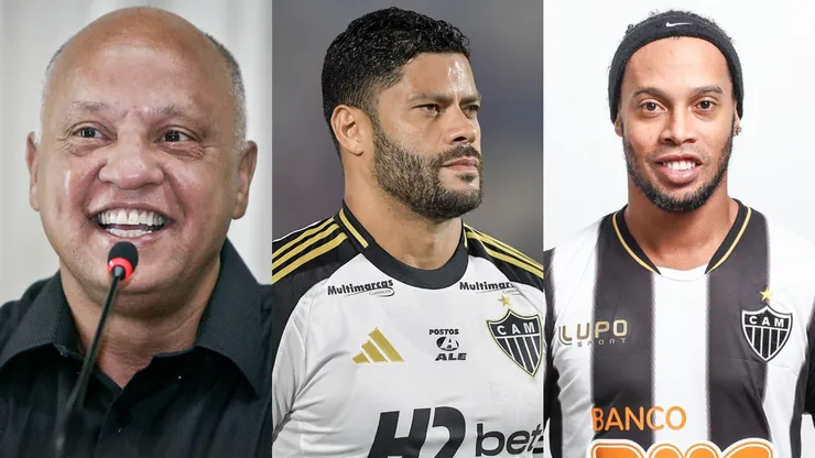 Ídolos do Galo. Foto: Thiago Ribeiro/AGIF; Bruno Cantini/Atlético