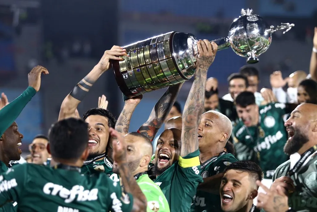 Palmeiras já conquistou a Libertadores em três oportunidades – 1999, 2020 e 2021 – Foto: Ernesto Ryan/Getty Images