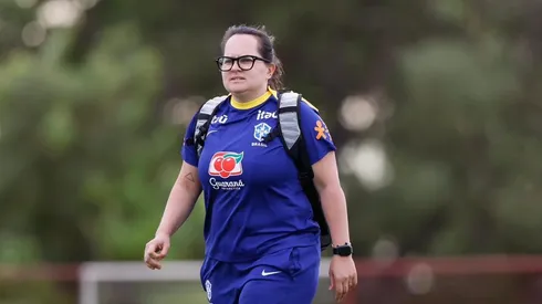 Nuty Silveira com a Seleção Sub-20. Foto: Rafael Ribeiro/CBF