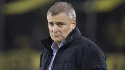 Diego Aguirre, técnico do Penãrol em partida pelo campeonato uruguaio (Foto: Ernesto Ryan/Getty Images)