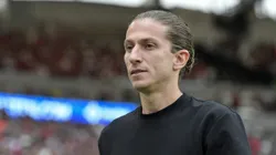 RJ - RIO DE JANEIRO - 31/08/2025 - BRASILEIRO A 2025, FLAMENGO X GREMIO - Filipe Luis tecnico do Flamengo durante partida contra o Gremio no estadio Maracana pelo campeonato Brasileiro A 2025. Foto: Thiago Ribeiro/AGIF