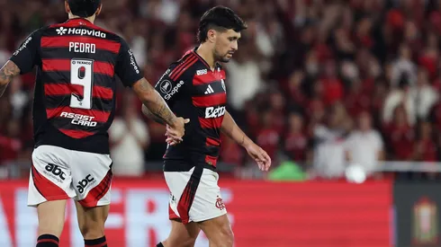 De Arrascaeta, meia-atacante do Flamengo em partida pela Libertadores (Foto: Wagner Meier/Getty Images)