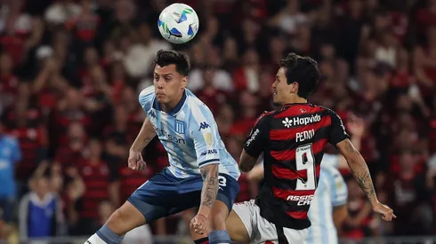 Racing de Nazareno Colombo dificultou a vida dos atacantes do Flamengo no Maracanã (Photo by Wagner Meier)